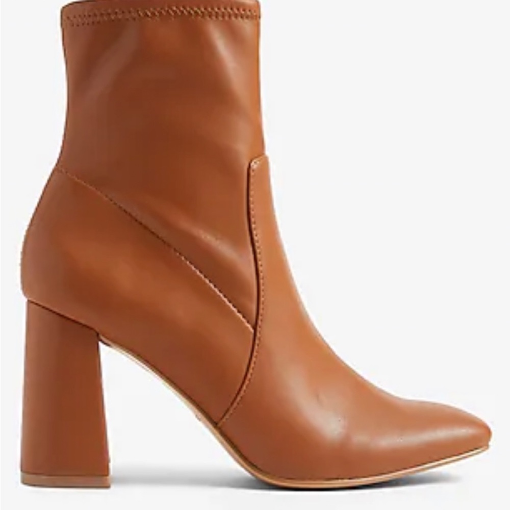 Express woman’s block heel booties